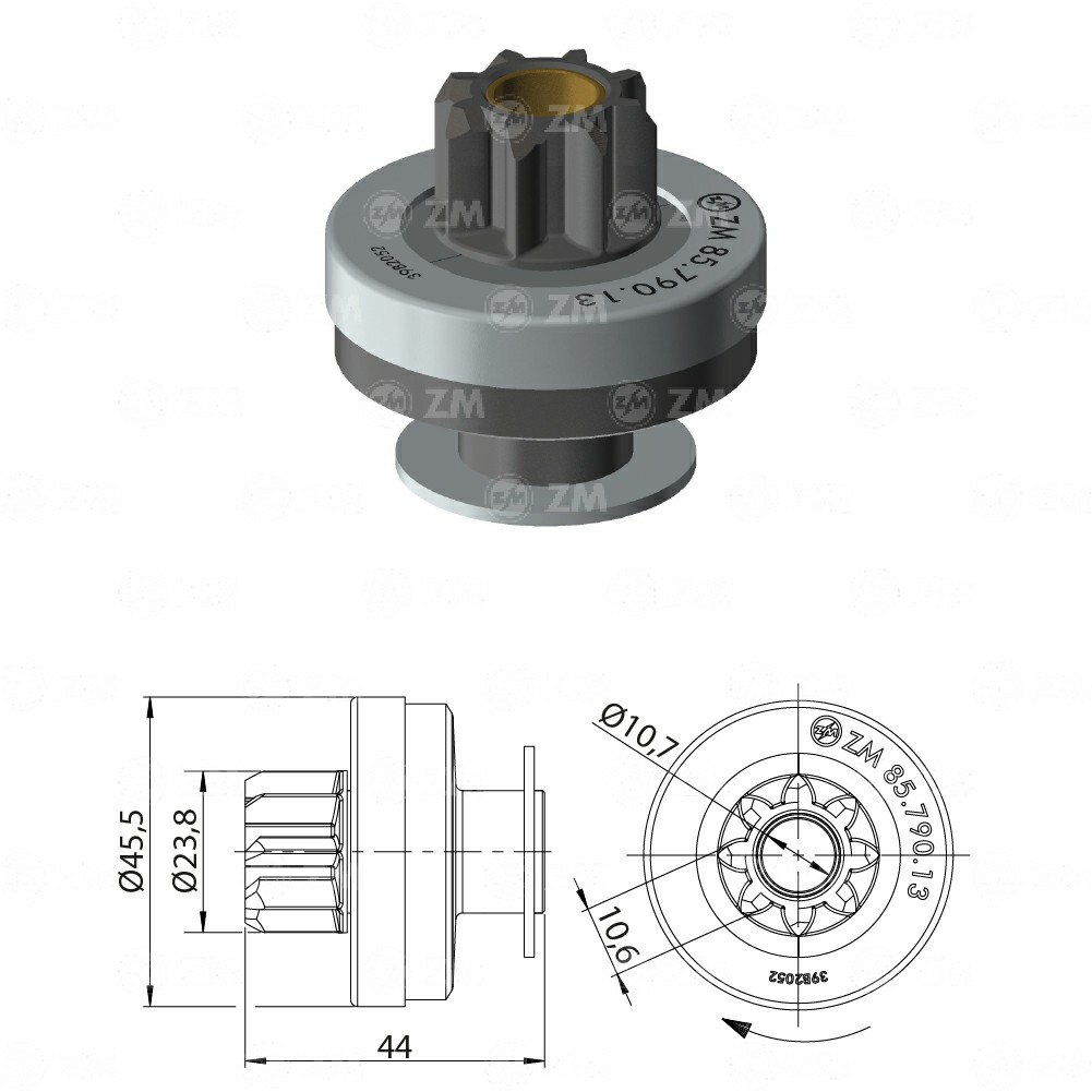 [858579013] BENDIX RENAULT LOGAN SYMBOL ENC MITSUBISHI T-8