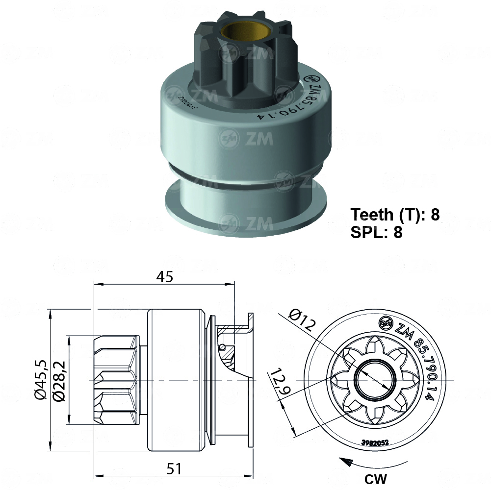[858579014] BENDIX HYUNDAI H100 MAZDA B2000 MONTERO ELANTRA TRACKER 8D