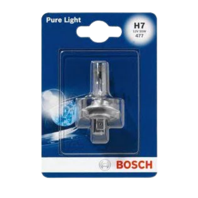 [CB1987301012] BOMBILLO HALOGENO H7 PURE LIGHT PX26D 12V 55W FARO