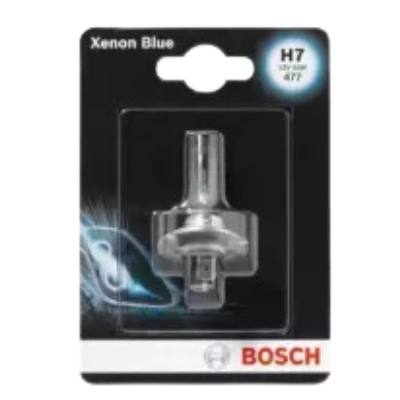 [CB1987301013] BOMBILLO HALOGENO H7 PX26D 12V 55W FARO MAXLIGHT 110% MAS LUZ 5000K PREMIUM CAJA X UNIDAD 64210CBA