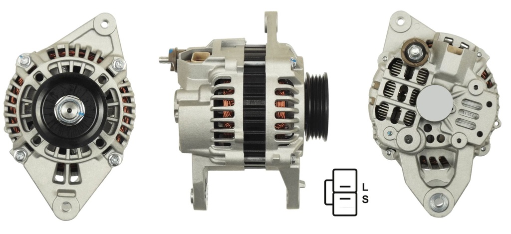 ALTERNADOR MITSUBISHI PAJERO 2.4 / L200 2.4 /L300 2.4 12V 70A 2P SEÑAL L-S 4PK MITSUBISHI