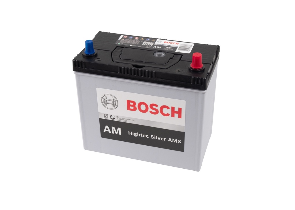 BATERIA BOSCH AMS - 55 AH - 850 (NS60-D) L 23,8 AN 12,9 AL 22,3 CM