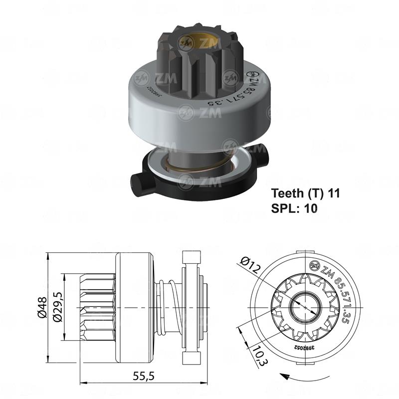 [858557135] BENDIX FIAT SIENA BOSCH 11D