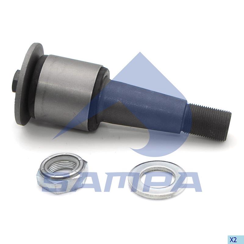 BUJE TIPO ZANAHORIA TEMPLETE SUSPENSION 2 3/4 CON TUERCA