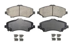 PASTILLA DE FRENO DEL QUIETCAST FMSI D1273-8389 JEEP COMPASS 2006-2007 ;  GRAND CHEROKEE 2006-2007 ; WRANGLER JL IV 2015-2017 ;  WRANGLER JK III 2007-2017 ;  CHEROKEE 2008-2012 ; DODGE JOURNEY 2008-2012 ; DODGE LIBERTY 2008-2012