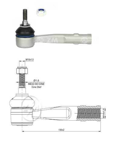 TERMINAL EXTERNA IZQ JEEP COMPASS