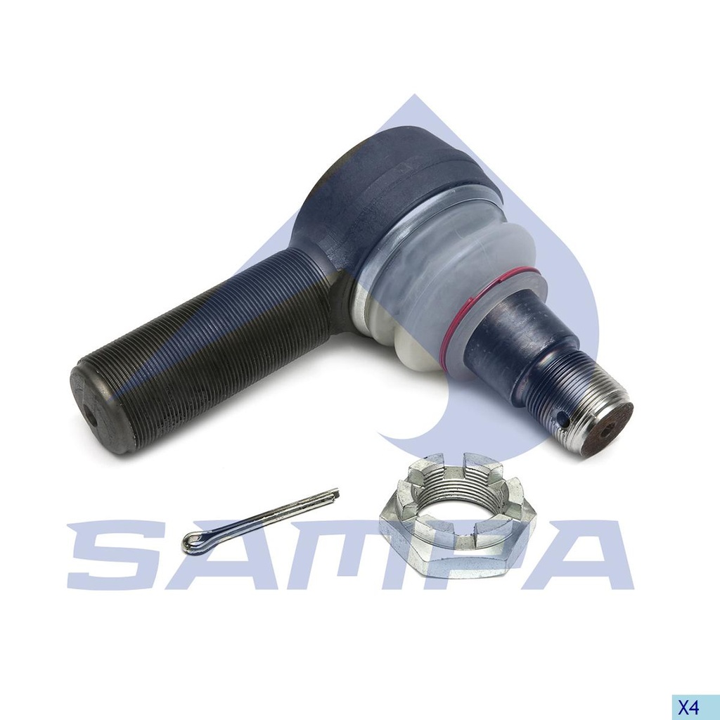 [66097.232-01] ROTULA DIRECCION MERCEDES MAN DAF M38X1, 5/ L: 140 OEM 0697221
