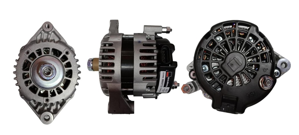 ALTERNADOR 9SI CASE 430 /432 /NEW HOLLAND C185 /C190 /LS180 /CUMMINS ISC /QSB /6CT /6CTA 12V 95A 4P SEÑAL D-IG-L-P SIN POLEA DELCO