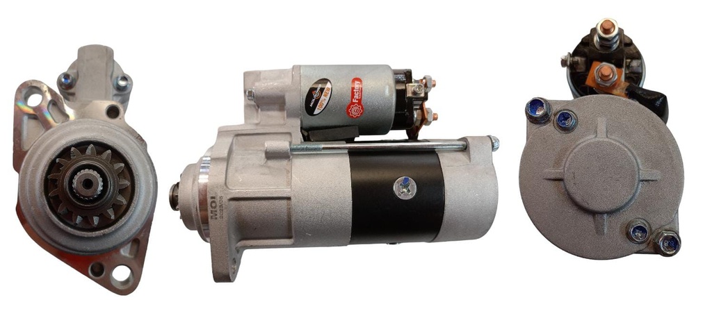[26M8T70471] ARRANQUE CATERPILLAR 303 /304 /305 MOTOR S3L2 /S4L2 /MOTORES MITSUBISHI K3D /K4D 12V 13T 2.0KW CW MITSUBISHI
