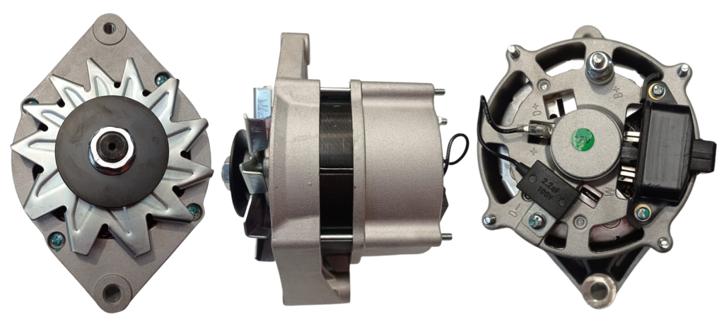 ALTERNADOR RENAULT 9 INYECCION THERMOKING YANMAR LUV 2300 12V 90AMP 2 PIN SIN POLEA OD86 T:BOSCH V