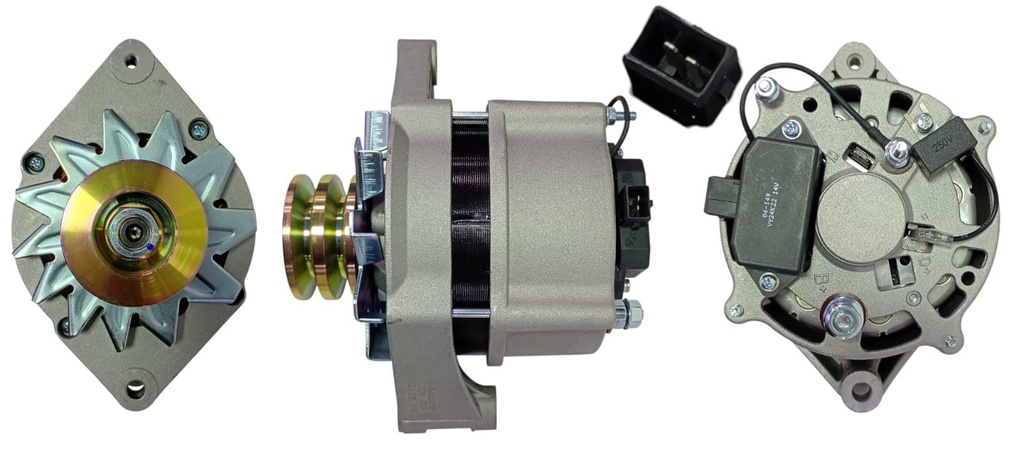 ALTERNADOR RENAULT 9 INYECCION THERMOKING YANMAR LUV 2300 12V 90AMP 2 PIN SIN POLEA OD86 T:BOSCH V