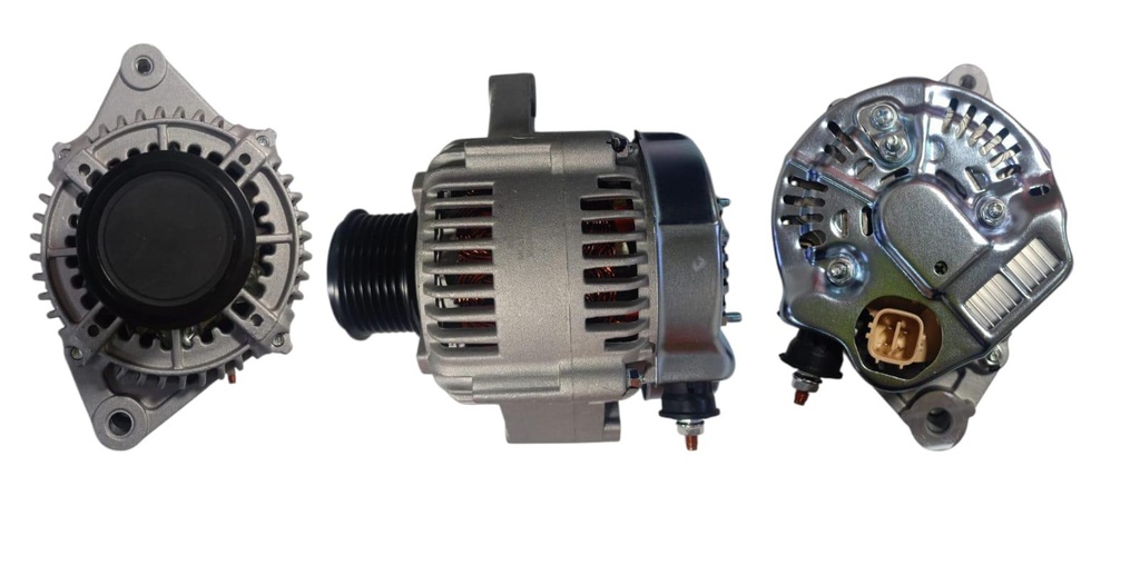 ALTERNADOR  TOYOTA HILUX VIGO 2.5 DIESEL MOTOR 2KD-FTV /3.0 DIESEL MOTOR 1KD-FTV /FORTUNER 3.0 DIESEL MOTOR 1KD-FTV 12V 90A 4P SEÑAL IG-S-L-M(FR) 7PK DENSO