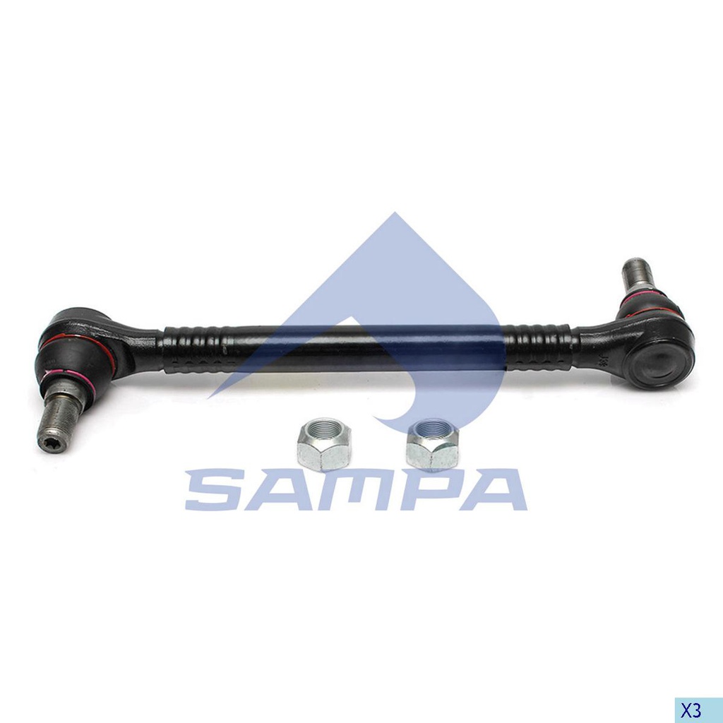 [66097.773-01] TIRANTE BARRA ESTABILIZADORA VOLVO CAMION FH FL FM L: 435MM OEM 21287061