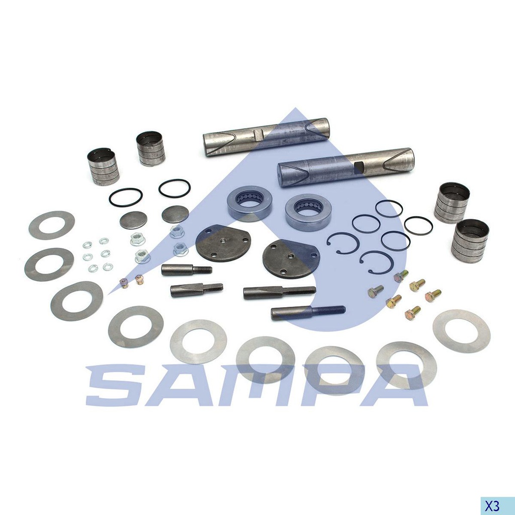 [66500.883] KIT SPLINDER FORD TRUCK R200050S INTER 4700 DIAMETRO DEL PERNO: 44.45 MM LONGITUD TOTAL: 233.12 MM