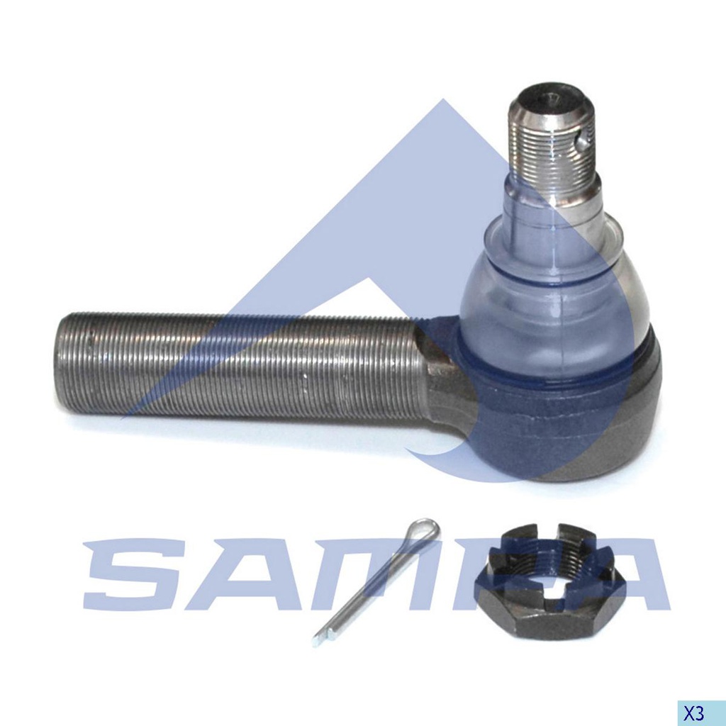 [66097.462-01] ROTULA DIRECCION MERCEDES, SCANIA, MAN, RENAULT, C: 30 MM, M30 X 1, 5R, LTH1: 107 MM, M24 X 1, 5, L: 140 MM