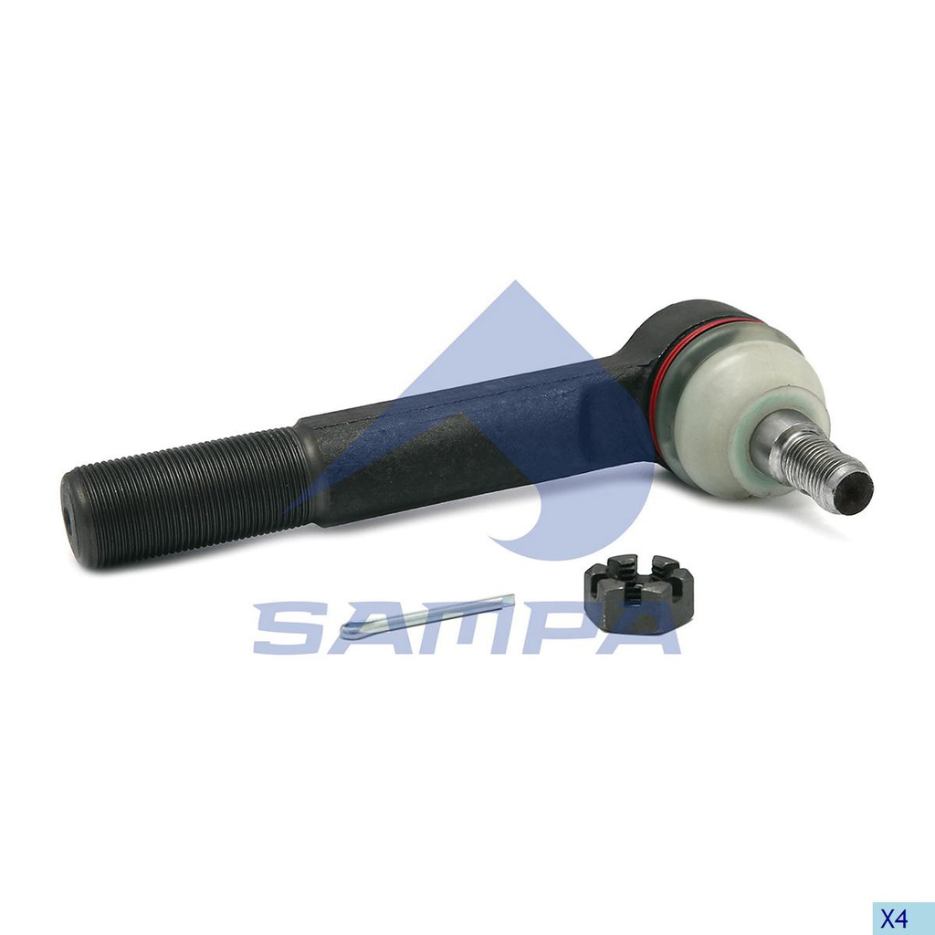 [66097.143-01] ROTULA DIRECCION DERECHA MERCEDES BUS D: M24 X 1, 5, L: 160 MM OEM A0013300735