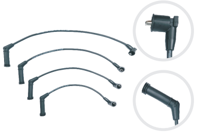 [833000704] CABLE ENCENDIDO HYUNDAI ACCENT VERNA, GYRO, SUPER PONY  1998 - 2015  1.3L 1.5L 12V