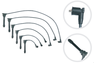 [833000718] CABLE ENCENDIDO HYUNDAI TUCSON GLS 4X4  2004 - 2009  2.7L  24V