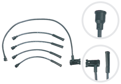 CABLE ENCENDIDO RENAULT 9 GAMA - BRIO - MAXIMO  1986 - 1996  1.6L C.C