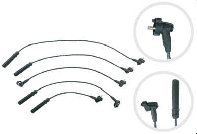 [837001604] CABLE ENCENDIDO TOYOTA HILUX 22R  1993 - 2000  2.4L