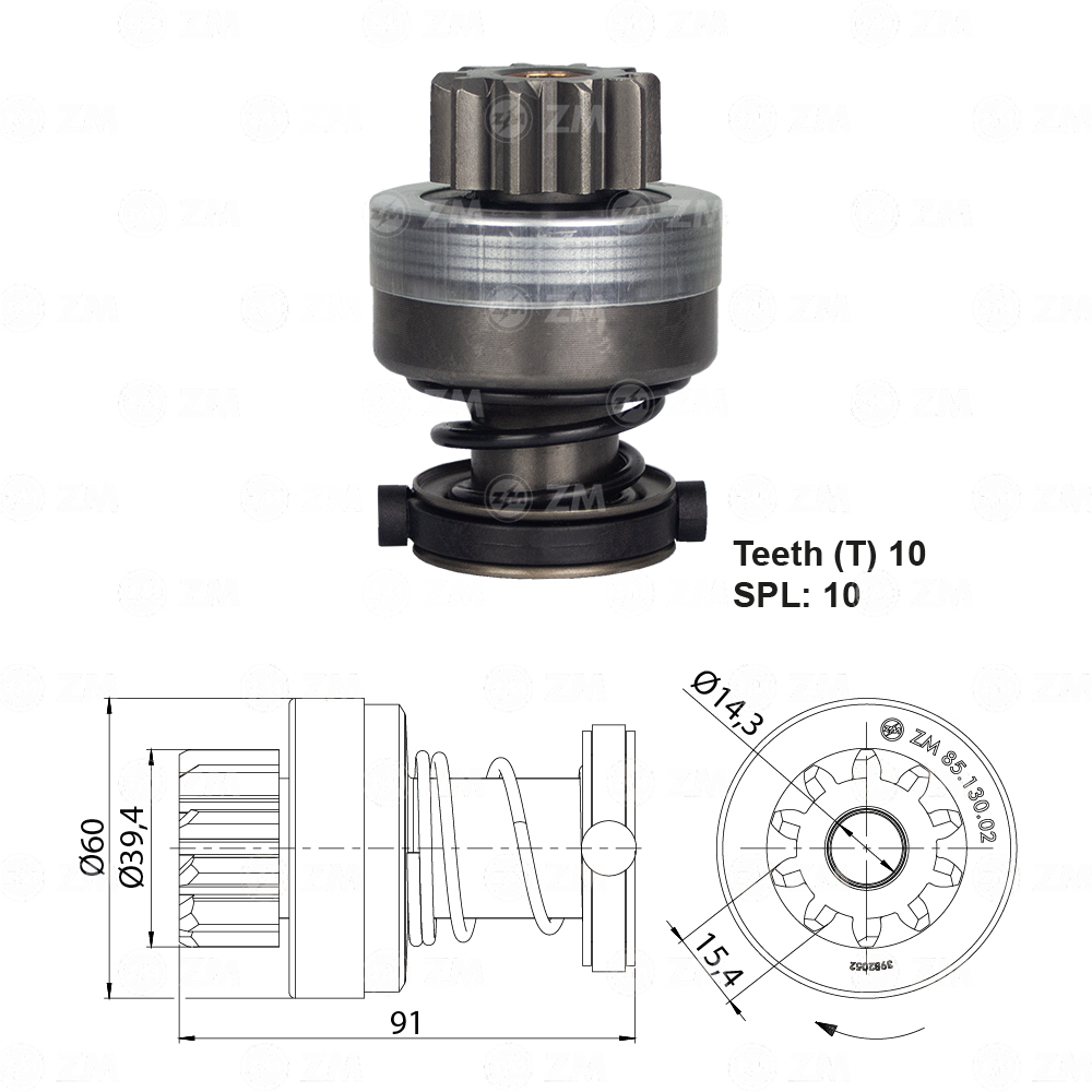 [858513002] BENDIX FOTON IVECO RENAULT CAMIONES T-10
