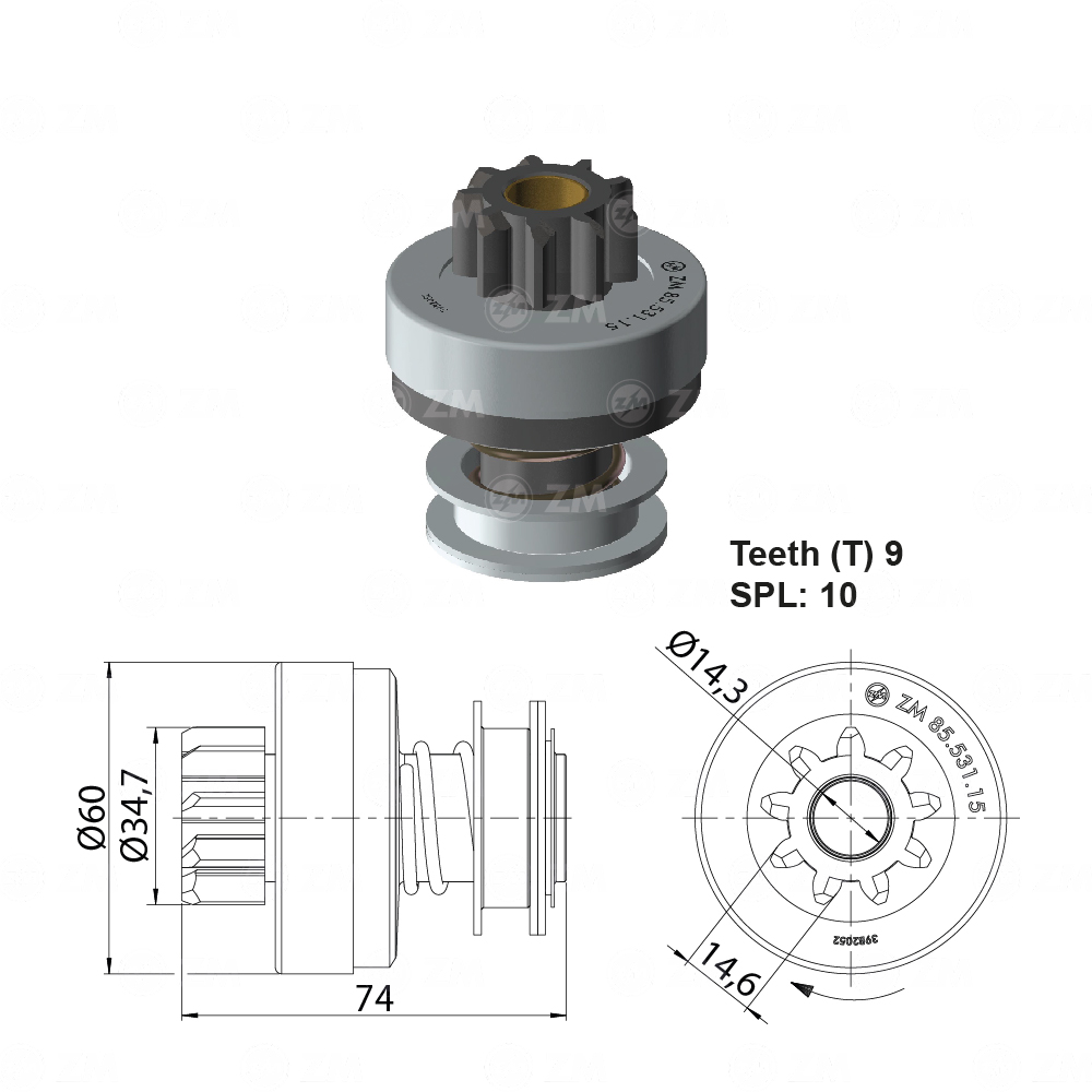 [858553115] BENDIX FIAT IVECO TIPO BOSCH 9D