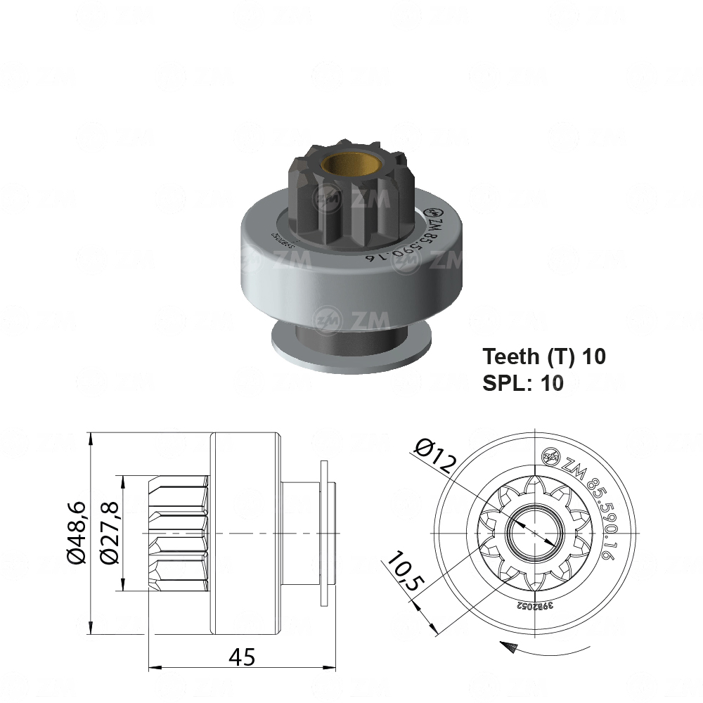 [858559016] BENDIX NISSAN VERSA RENAULT CLIO KANGOO MEGANE II SCENIC II TWINGO TIPO VALEO T-10