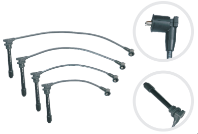 CABLE ENCENDIDO HYUNDAI AVANTE 1996-1997 1.8L 12V, COUPE TIBURON 1997-2007 2.0L 16V