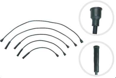 [833000412] CABLE ENCENDIDO MAZDA 626 ASAHI NUEVA RAZA 1986-1990 2.0L