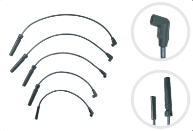 [833001210] CABLE ENCENDIDO DAEWOO CIELO DOHC 1995-2001 1.5L 8V