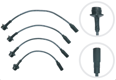 [833002955] CABLE ENCENDIDO GREAT WALL SAFE - DEER - SAILOR 2005-2010 2.3L 8V
