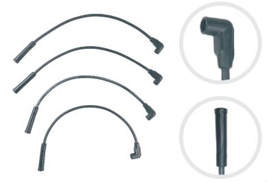 [833002907] CABLE ENCENDIDO SAIC WULLING 6376 2007-2009 1.1L 8V