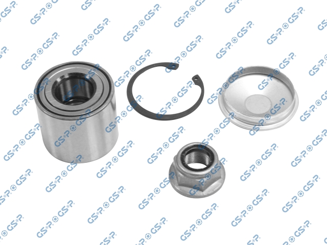 [71GK3676] RODAMIENTO RUEDA TRAS RENAULT LOGAN 1.4 1.6 2007-2021 SANDERO 1.6 2009-2021 NISSAN MARCH 2012-2021 VERSA 1.6 2013-2020 CON ABS (25X55X48) (RODILLO-TAPA GRASERA-ANILLO RETENCION DE OJO-TUERCA) 48 PULSOS 
