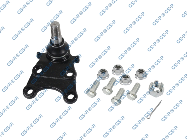 ROTULA INFERIOR CHEVROLET LUV 2.2 2.3 1989-1998 4X4 TROOPER 2.6 1988-1996 4X4 (TRAE 4 TORNILLOS-4 TUERCAS SEG-TUERCA PIN-PIN PASADOR)