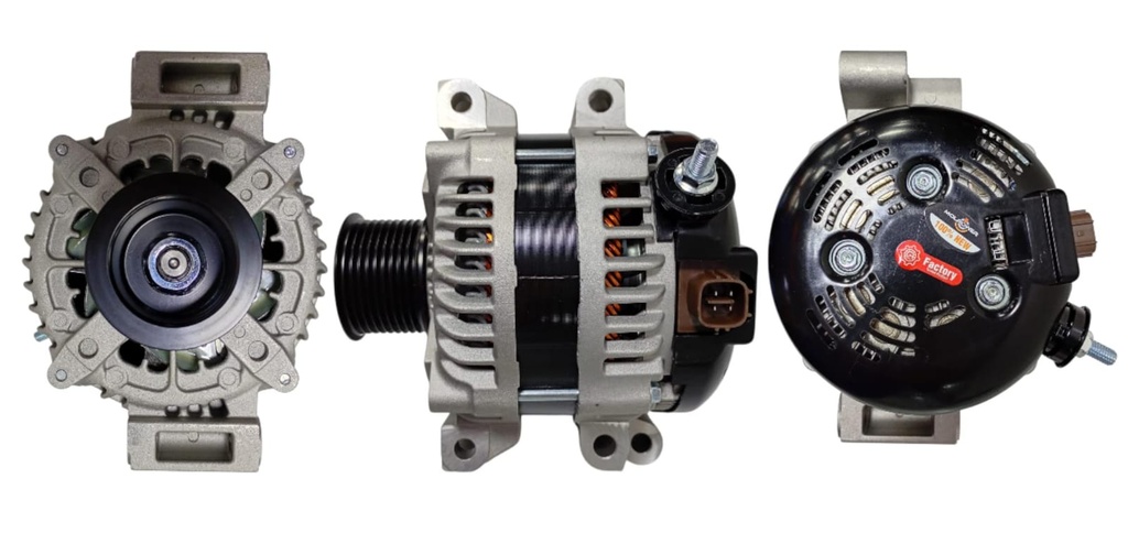 ALTERNADOR TOYOTA LAND CRUISER LC200 V8 4.5 MOTOR 1VD-FTV /LEXUS LX450D /LX570 12V 180A 4P SEÑAL IG-S-L-FR(M) 9PK DENSO