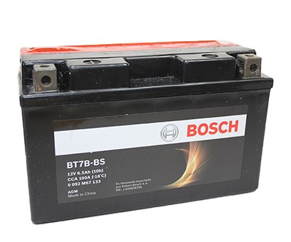 [BT0092M67133] BATERÍA BT7B-BS AKT(XM200) YAMAHA(BWS X/FI) AKT(DR-Z400) 12V/8AH/CCA  100A M6/AGM 150*66*93MM MOTOCICLETA