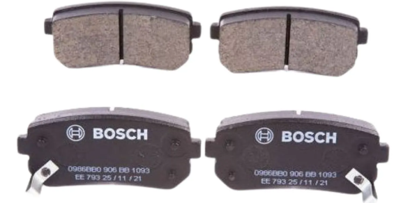 PASTILLA DE FRENO TRAS NEW BLUE FMSI 8267-D1157 HYUNDAI ACCENT 2006-2009, ACCENT IV 2010-2016, I30 2007-2012, TUCSON IX35 2007-2015, CRETA IX25 2016,  I20 2008-2015, SONATA 2005-2010, TUCSON 2004-2015,  KIA CERATO FORTE- KOUP 2009-2016,SPORTAGE REVO 2009- 2020, OPTIMA 2015-2019, PICANTO 2011.2017, SOUL II 2014-2016