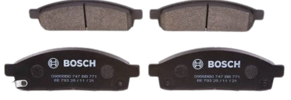 PASTILLA DE FRENO DEL NEW PREMIUM FMSI 8728-D1519 MITSUBISHI SPORTERO L200 TRITON IV 2004- 2016 ; MITSUBISHI NATIVA MONTERO SPORT II 2008- 2015