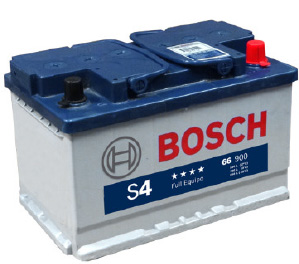 BATERIA BOSCH ECU S4 - 70 AH - 1100 (48-I) L 27,6 AN 17,4 AL 17,5 CM