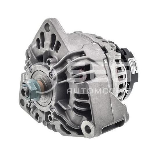 [610124655510] ALTERNADOR MERCEDES BENZ ATEGO 1725 /1726 /ACTROS 2040 /2644 /3340 /AXOR 2533 /3131 /BUSES O500 3 OREJAS 24V 150A 5P SEÑAL P-L-IG-S-FR SIN POLEA BOSCH
