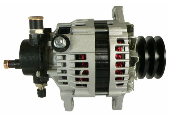 ALTERNADOR CHEVROLET NPR 2000-2011 MOTORES ISUZU 4BD /4HE1 BOMBA GRANDE 12V 110A 2P SEÑAL L-S 3V HITACHI