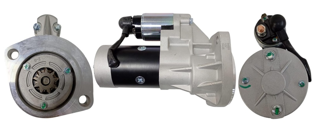 ARRANQUE NISSAN FRONTIER 3.0 DIESEL /D21 /D22 MOTOR TD27 /TD25 /CABSTAR 3.0 DIESEL MOTOR BD30 AUTOMATICO CENTRADO 12V 9T 2.5KW CW HITACHI