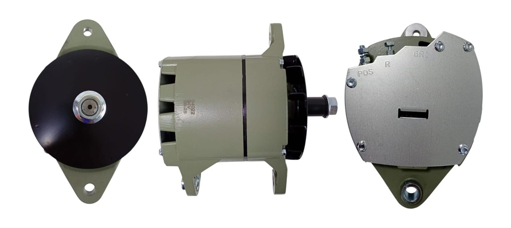 ALTERNADOR 20SI CATERPILLAR 3306 /3406 /3408 /3412 /3508 /CUMMINS 6BT /NT855 J180 MOUNT 24V 55A SIN POLEA DELCO