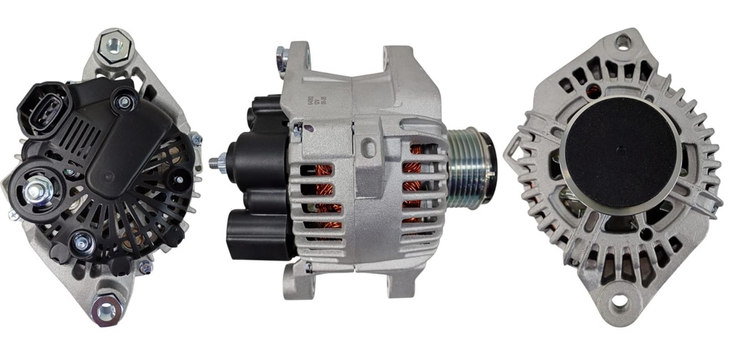 ALTERNADOR HYUNDAI TUCSON IX35 2.0 /HYUNDAI SONATA 2.0 /2.4 /SANTA FE 2.4 /KIA SPORTAGE REVOLUTION 2.0 /CERATO FORTE 2.0 12V 125A 3P SEÑAL C-L-FR 6PK VALEO
