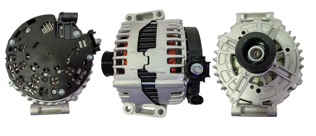 ALTERNADOR MERCEDES BENZ ML320, ML350, E-350, 2 PINES 12V 220 AMP SEÑAL LIN ID:48 P:6PK T:BOSCH  0121813120﻿