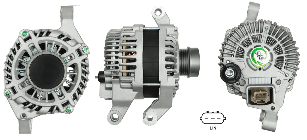 [64CJ5T-10300-CB] ALTERNADOR FORD ESCAPE 2.0 2.5 FOCUS 2.0 13-14 12V 160AMP 4PK 3 PINES SEÑAL LIN CJ5Z10346C A2TX2581 LRA3811 11551N