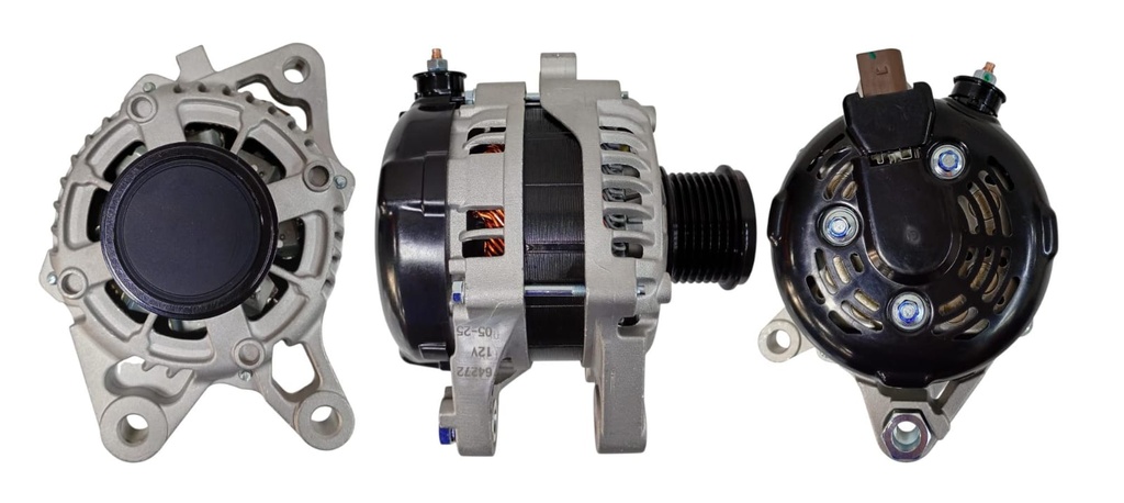 ALTERNADOR TOYOTA HILUX REVO 2.7 GASOLINA MOTOR 2TR-FE /TOYOTA FORTUNER SW4 2.7 GASOLINA MOTOR 2TR-FE 12V 100 1P SEÑAL LIN ID:209 7PK DENSO