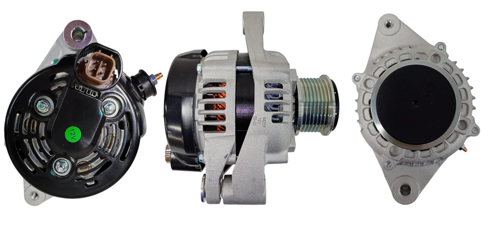 ALTERNADOR  TOYOTA HILUX VIGO 2.5 DIESEL MOTOR 2KD-FTV /3.0 DIESEL MOTOR 1KD-FTV /FORTUNER 3.0 DIESEL MOTOR 1KD-FTV 12V 90A 4P SEÑAL IG-S-L-M(FR) 7PK DENSO