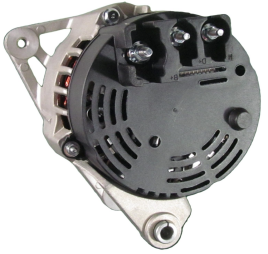 [442871A300] ALTERNADOR JCB 3CX /4CX /530 /540 /PERKINS 1004-4T /1006-60T /1104C-44 /3711HO /CATERPILLAR AP300 12V 90A 2T SEÑAL L-S SIN POLEA MAGNETI MARELLI