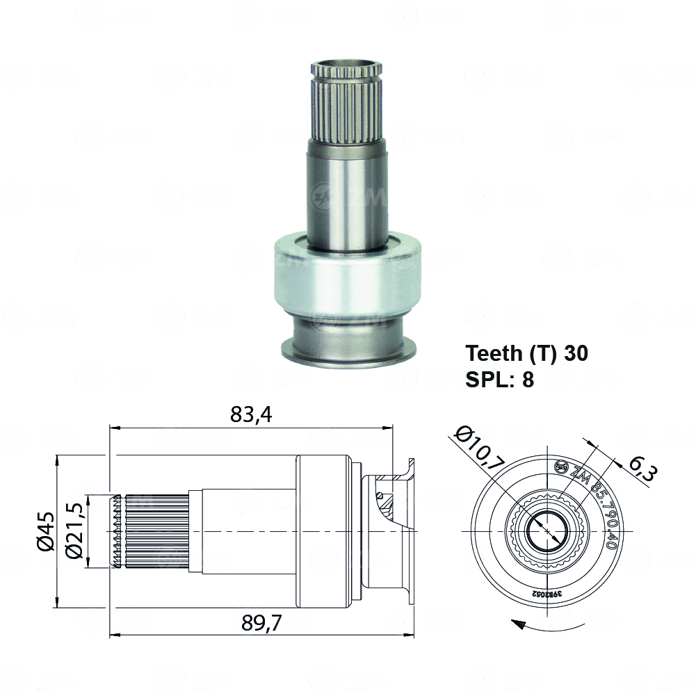 [858579040] BENDIX NISSAN XTRAIL RENAULT KOLEOS
